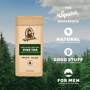 Dr. Squatch Mens Natural Exfoliating Body Wash, Sulfate Free Moisturizing Body Wash for men, Pine Tar, 14 fl Oz