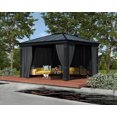 thumbnail image 4 of CANOPIA by PALRAM Dallas 12 ft. x 14 ft. Gazebo Kit - Grey, 4 of 9
