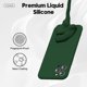 thumbnail image 3 of Loeoel Funda Para Iphone 11 Pro Silicona Minimalista Ultra Delgada Gel De Goma Suave Color Sólido Mate Tpu Linda Funda Para Mujeres Hombres Diseño Estético Liso Femenino Y Cubierta De Cámara Verde Osc, 3 of 5