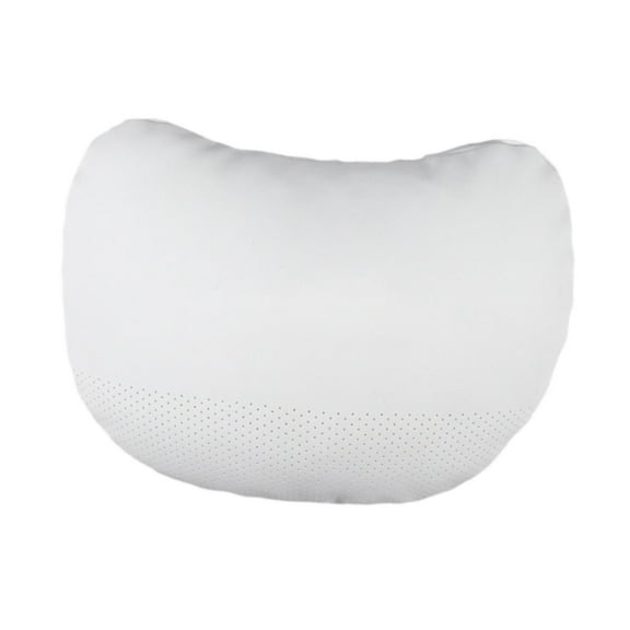 Dickly Travel Neck Pillow Lightweight Soft Car Headrest Pillow for Car Office Chair White