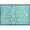 thumbnail image 1 of Ahgly Company Indoor Rectangle Abstract Light Blue Contemporary Area Rugs, 7' x 9', 1 of 4