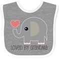 thumbnail image 3 of Inktastic Loved by Grandma Cute Grandchild Boys or Girls Baby Bib, 3 of 4