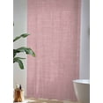 thumbnail image 4 of Sheer Curtains 108 Inches Long, Vintage Nude Pink Semi Sheer Curtains Light Filtering Window Treatment, Farmhouse Retro Solid Color Linen Texture Privacy Voile Drapes for Living Room 52x108 Inch, 4 of 7
