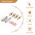 thumbnail image 3 of 11Pcs/Set Mig Welding Nozzle Welder Torch Nozzles Gold Tip Holder Contact Tips 0.040 Inch Gas Diffuser Set For Torches, 3 of 5