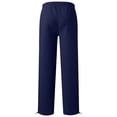 thumbnail image 6 of Hudaneo Teen Boys Baggy Straight Leg Sweatpants Open Bottom Drawstring Waist Pockets, 5-16 Years, 6 of 7