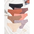 thumbnail image 5 of LEOKE Women's Seamless Underwear No Show Cheeky Bikini Panties, 12 Pack, Sizes S-XL, 5 of 8