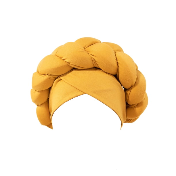 Sombrero de Turbán de Boho,Sombrero Grande de Tira de Cabeza de Estilo Indio,Pañuelo de Poliéster de un Solo Tamaño para Días Y Estilo de Pelo Malo