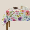 thumbnail image 4 of Square Tablecloth 52×52 Inch Spring Table Cloth Small Floral Cloth Tablecloths Indoor Outdoor Washable Wrinkle Free Stain Resistant Waterproof Fabric Table Cover for Square Tables Kitchen Dining Room, 4 of 6