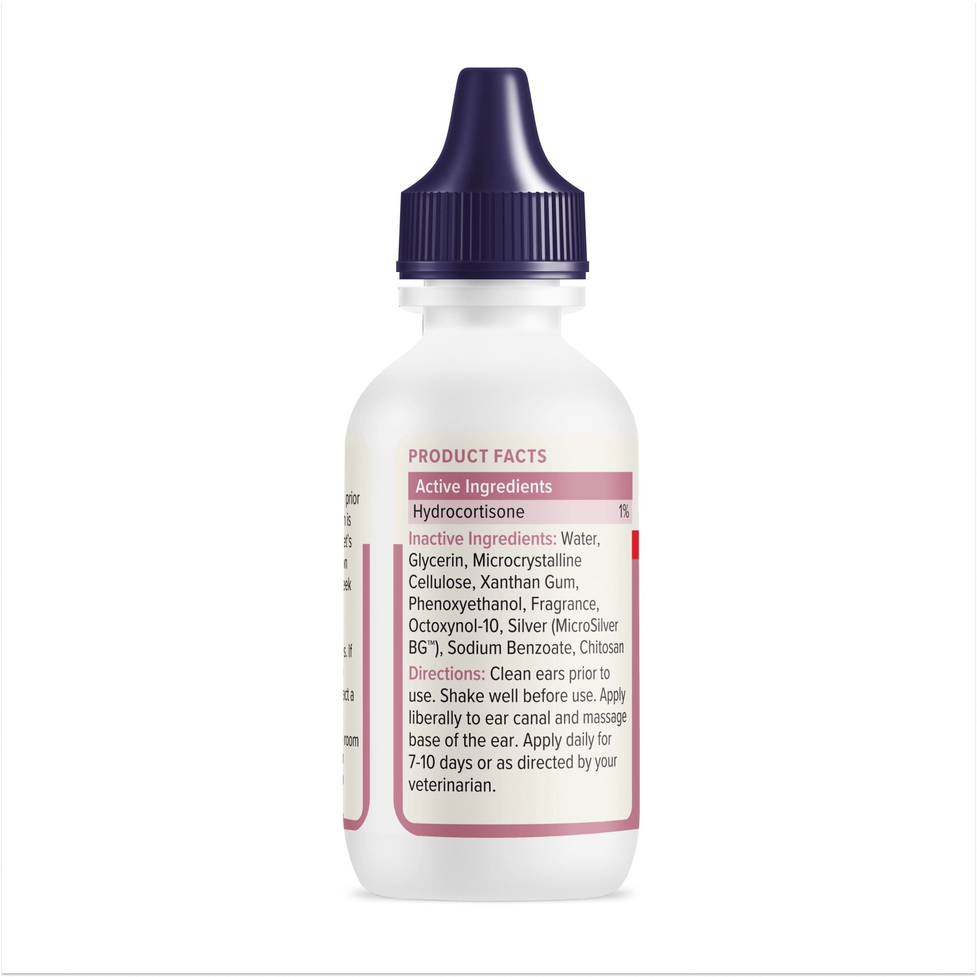 Vetnique Labs OticBliss Advanced Vet Strength Medicated Ear Drops for Dog Ear Infections, 0.75 fl oz