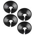 thumbnail image 4 of 4Pc 15Mm Colour Silver Electroplate Radiator Pipe Collars Cover Floor Black, 4 of 10