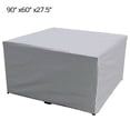 thumbnail image 4 of LEEYNEER Rectangular Patio Table Cover Heavy Duty Waterproof Outdoor Furniture Set Cover, 4 of 9