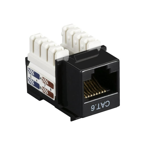 Black Box CAT6 Value Line Keystone Jack Black