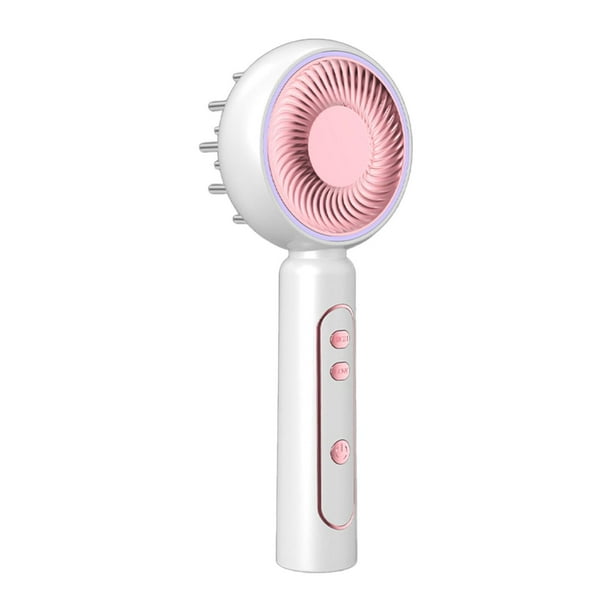 Masajeador portátil para el cuero cabelludo, masajeador eléctrico Shiatsu para el cuero cabelludo. blanco