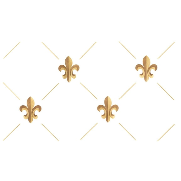 Fleur de Lis Wallpaper Wall Stencil SKU #1812 by Designer Stencils