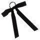 thumbnail image 1 of Elastic Hair Ties with Bow for Girls in Black Velour Great for Decoration and Daily Use 1.5 inch, 1 of 4