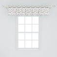 thumbnail image 2 of Ambesonne Dandelion Window Valance, Spring Botany Flowers, 54" X 12", White Multicolor, 2 of 3