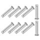 thumbnail image 1 of Uxcell Paquete de 10 Pasadores de Clevis de Un Solo Agujero, M8 x 45mm, Pasadores de Clevis de Cabeza Plana de Acero Inoxidable 304, 1 of 1