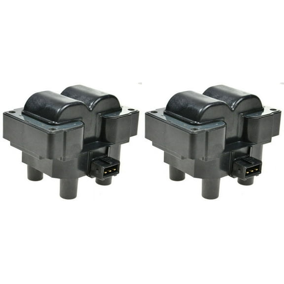TRQ Ignition Coil Pair Set of 2 for Land Rover Discovery Range Rover ICA61552