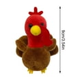thumbnail image 2 of Plush Turkey Stuffed Animal Soft Toy for Teens and Adults Cute Thanksgiving Decorative Plush Doll Gift for All Ages, 2 of 3