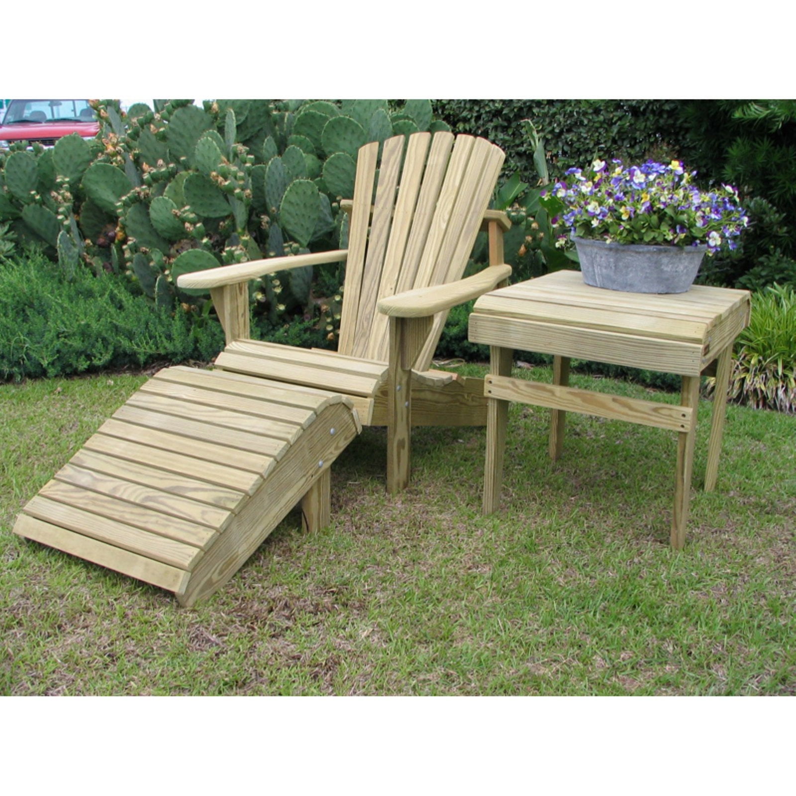 Classic Adirondack Chair by Weathercraft - Pressure Treated Solid Wood and All Made in the USA