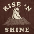 thumbnail image 2 of Mens Funny T Shirts Rise N Shine Ground Hogs Day Graphic Tee for Men Graphic Tees, 2 of 9