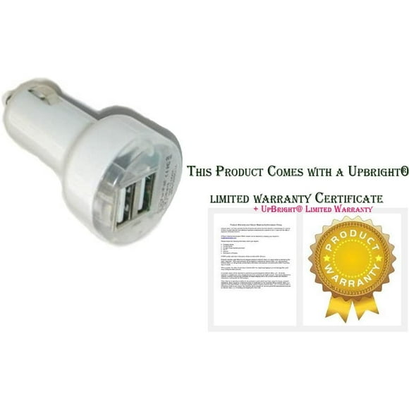 UPBRIGHT Car Auto DC Cigarette Power Supply Power Cord Power Cable Charger For HUAWEI Ideos U8150 Comet M835 MetroPCS T-Mobile HB4J1 HB4J1H