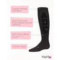 thumbnail image 3 of MeMoi  Chenille ABC Knee-High Socks - Girls - Female, 6, Black, 3 of 7