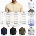 thumbnail image 4 of ZIXKCGDSE Men's Long Sleeve Henley Shirts Comfortable Breathable Pullover Tops Going Out Size 2XL, 4 of 4
