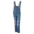 thumbnail image 6 of TAIAOJING Women's Jumpsuit Casual Vintage Overalls Loose Straight Denim Bib Overall Jean Pants, 6 of 9