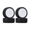 thumbnail image 2 of 4 Pieces RC Car Tires 1/12 Modification Spare Parts Assembly Accessories Car White Black, 2 of 5