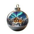 thumbnail image 1 of Rapeiae Natural Wonders Series Christmas Ball Flat Acrylic Pendant, 1 of 5