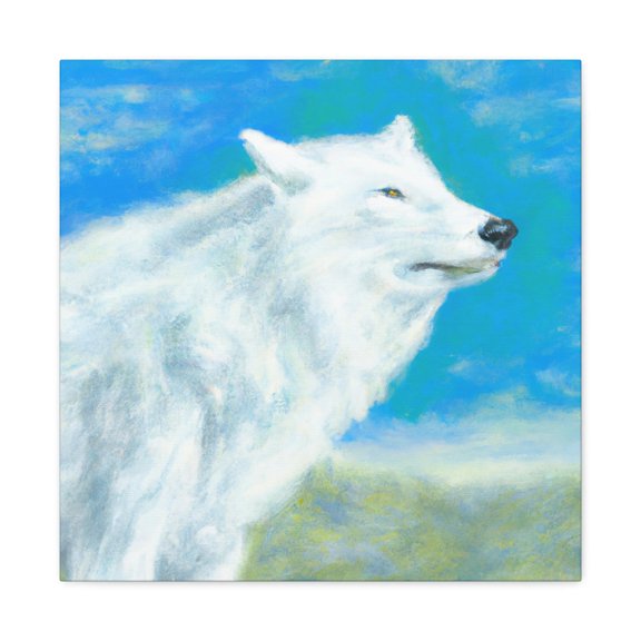 Arctic Wolf Illuminated - Canvas