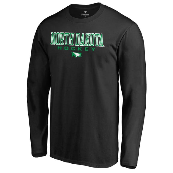 Men's Black North Dakota Team Unity Hockey Long Sleeve T-Shirt