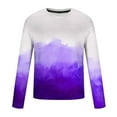 thumbnail image 4 of Hipattires Mens Tops Big and Tall Pullover Holiday Spring/Winter Crew Neck Lightweight T-Shirts for Men Long Sleeve, 4 of 4