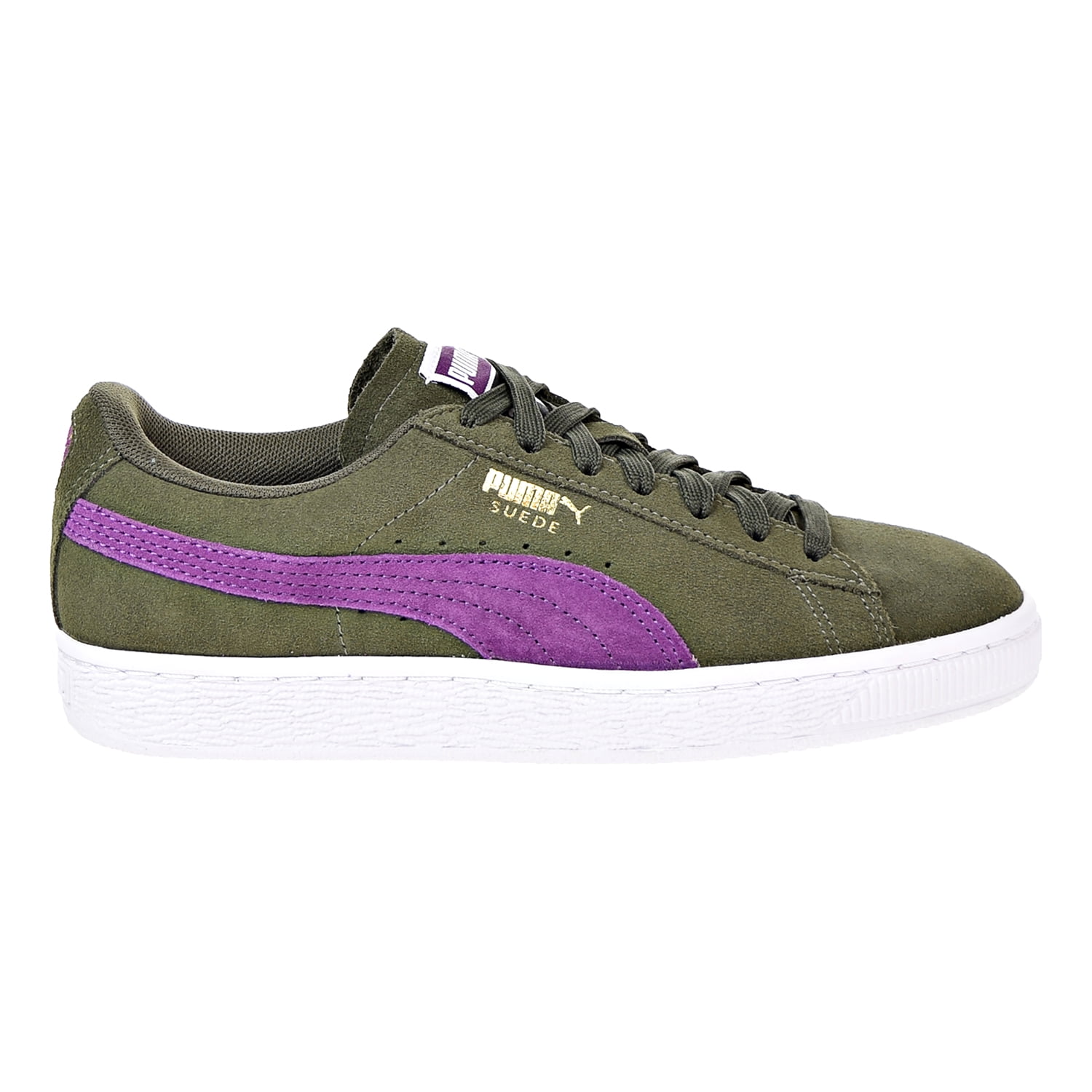 Veroveraar geef de bloem water kromme Puma Suede Classic Womens Shoes Olive Night/Dark Purple 355462-55 -  Walmart.com