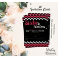 thumbnail image 5 of Darling Souvenir Black Birthday Invitation Card Printable Elegant Fill or Write In Blank Party Invites 28 Pcs 5 x 7 Inches, 5 of 5