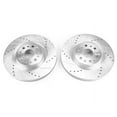 thumbnail image 2 of Power Stop Front Pair of Drilled and Slotted Brake Rotors AR84102XPR 2018-2019 Buick Enclave 2017-2019 Cadillac XT5, 2 of 4