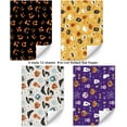 thumbnail image 6 of Halloween Wrapping Paper 12 Sheets Folded for Boys Girls Kids Man Women,Pumpkin Spooky Witch Hat Bat Halloween Decorations,Holiday,Party,Baby Shower Present Packing Each 20" X 29", 6 of 7