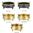 thumbnail image 5 of Jesscasday Brass Incenses Burners Tripod Base Censers for Home Worship Religious Ceremonies, 5 of 17
