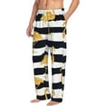 thumbnail image 2 of Xecao Gold Flamingo Men's Straight Lounge Pajama Pants: The Ultimate in Comfortable Sleepwear, 2 of 9