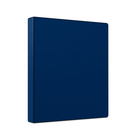 UPC: 0718103219983 | Staples Simply 1-Inch Round 3-Ring Non-View Binder Navy (26646) 1337691