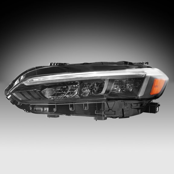 For 2022 2023 Honda Civic Full LED W/DRL Black Left Driver Side Headlight 22-23