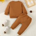 thumbnail image 3 of Fsqjgq Baby Boy Clothes 24M Boys Fashion Pajamas Children's Thermal Underwear Set with Three Of Cotton and Thickened Fabric Fall and Winter Home Wear Baby's Clothing Clothes Set Clothes, 3 of 8