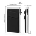 thumbnail image 2 of FALAN MULE Slim Smart Aluminum Card Holder Mens Wallet Minimalist Leather RFID Blocking Metal Pop Up Wallet, 2 of 7