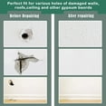 thumbnail image 7 of Fabulas 10 Pack Drywall Repair Patches Kit, 4/6/8inch, Aluminum Self-Adhesive Mesh Gray, 7 of 7