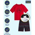 thumbnail image 5 of iXtreme Boys Rash Guard Set - 2 Piece UPF50+ Quick Dry Short Sleeve Swim Shirt & Swim Trunks for Boys, 5 of 7