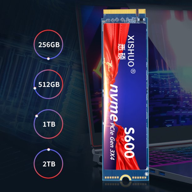 Disco duro interno PCI-E de unidad de estado sólido de 256GB 512GB 1TB para PC portátiles