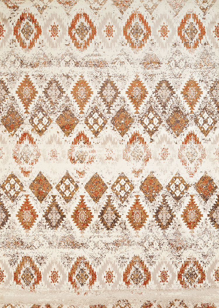 United Weavers Amarna San Paula Distressed Linen Woven Olefin Area Rug or Runner