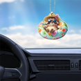 thumbnail image 4 of Adornos colgantes, regalos de decoración, decoración colgante Cool Swimming Circles Puppy Pendant 2D Flat Acrylic Backpack Pendant Hanging Car Pendant Decoration Decorative Flat, 4 of 9