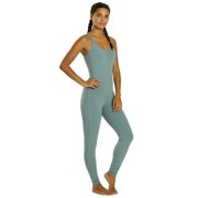 Everyday Yoga Radiant Solid Strappy Back Long Leotard 28